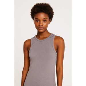 NWOT Olivia Jordan Ribbed Tan Tank Top Size M/L